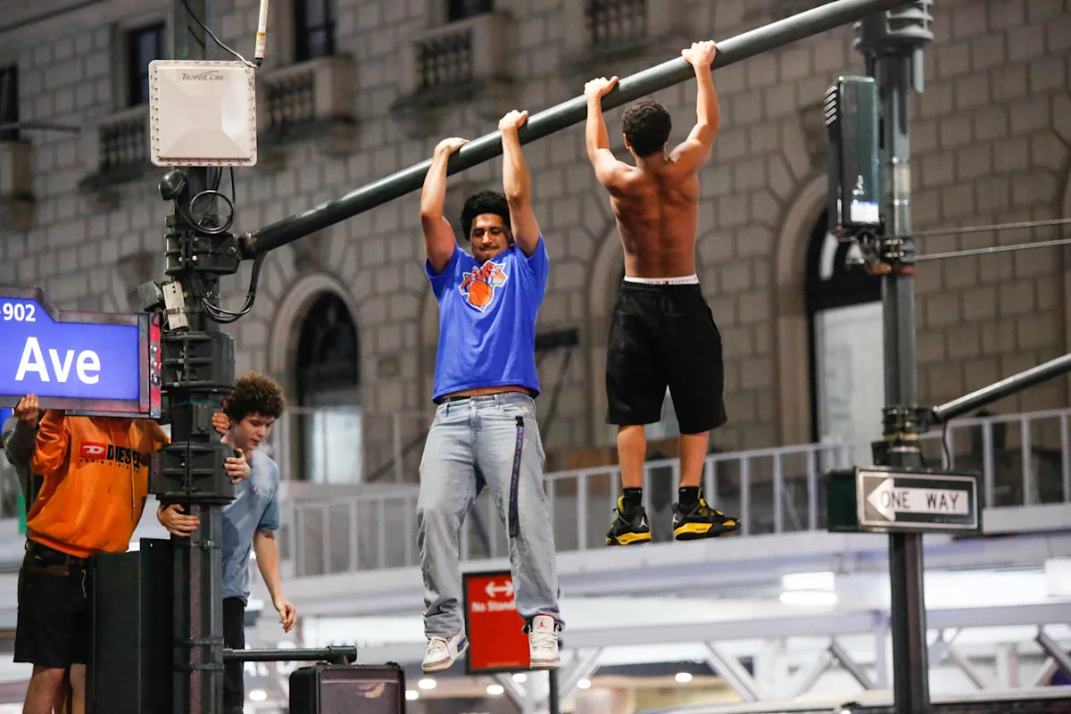 NYPD reports 63 people were arrested amid crowds celebrating Knicks' NBA title making waves