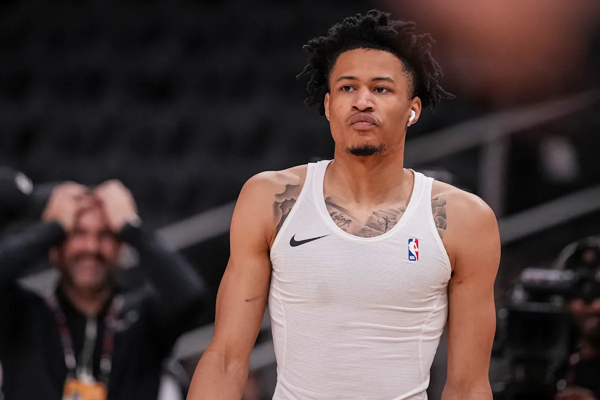Jazz guard Trey Alexander leaves Summer League game on stretcher observed today