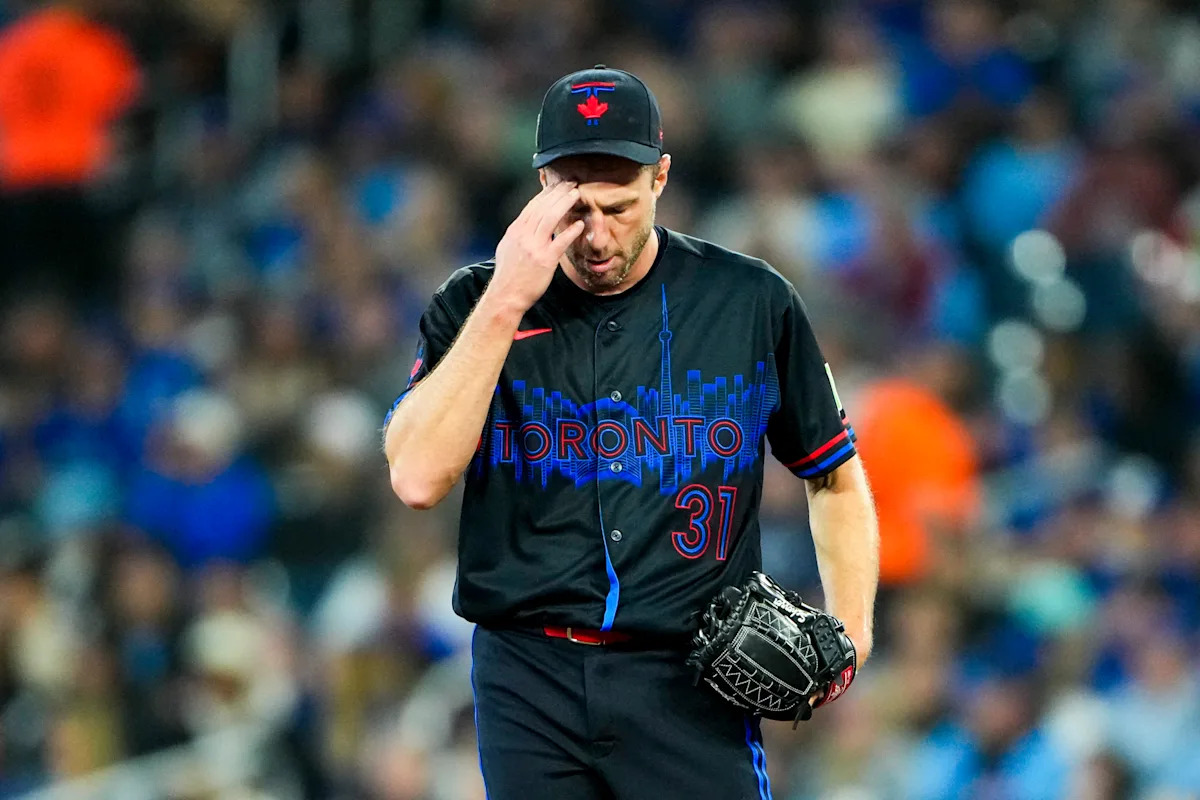Blue Jays place Max Scherzer on IL due to arm tendinitis -- ankle inflammation making waves