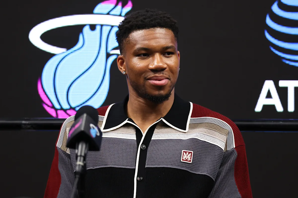 Giannis candid about adjustment in Miami but flush with excitement creates buzz