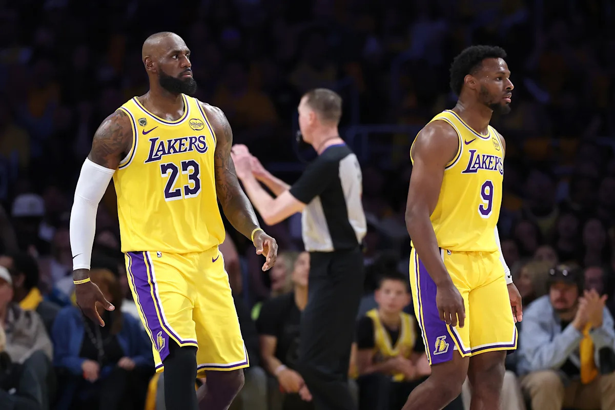 LeBron calls playoff minutes with son Bronny 'craziest thing that's ever happened' making waves
